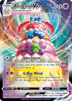 Alcremie VMAX #23 Alcremie VMAX - Champion's Path - #23 - Pokemon TCG card