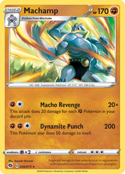 Machamp - Champion's Path - #26 - Pokemon TCG card