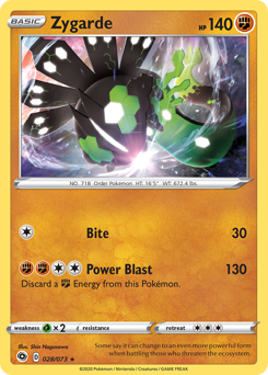 Zygarde #28 Zygarde - Champion's Path - #28 - Pokemon TCG card