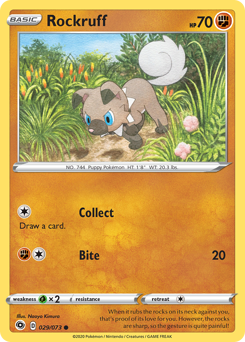 Rockruff - Champion's Path - #29 - Pokemon TCG card