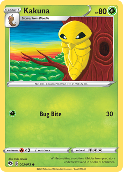 Kakuna #3 Kakuna - Champion's Path - #3 - Pokemon TCG card