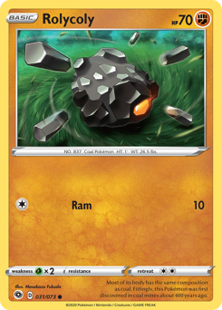 Rolycoly - Champion's Path - #31 - Pokemon TCG card