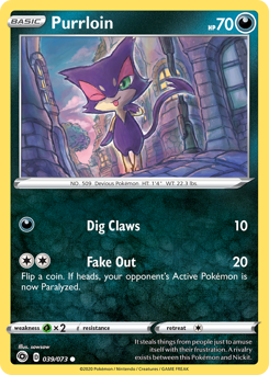 Purrloin #39 Purrloin - Champion's Path - #39 - Pokemon TCG card