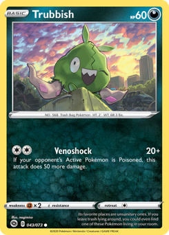 Trubbish - Champion's Path - #43 - Pokemon TCG card