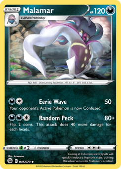 Malamar - Champion's Path - #45 - Pokemon TCG card