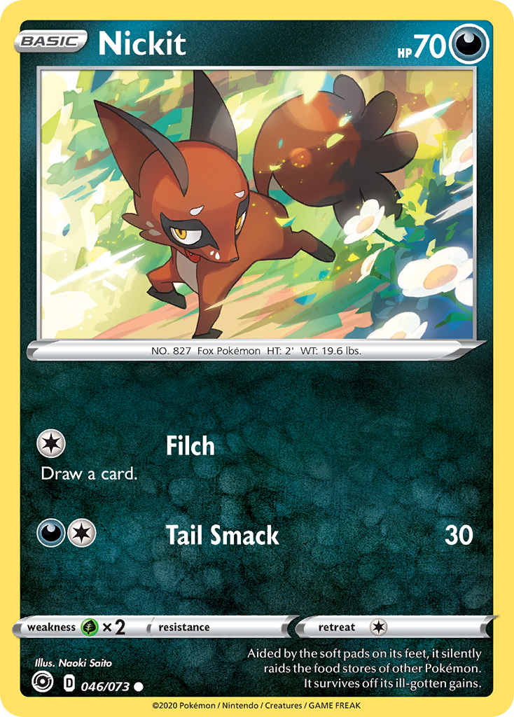 Nickit - Champion's Path - #46 - Pokemon TCG card