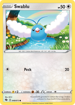 Swablu #48 Swablu - Champion's Path - #48 - Pokemon TCG card