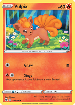 Vulpix - Champion's Path - #6 - Pokemon TCG card