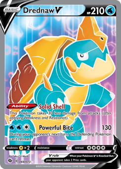 Drednaw V - Champion's Path - #69 - Pokemon TCG card