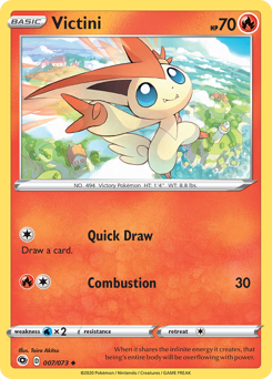 Victini #7 Victini - Champion's Path - #7 - Pokemon TCG card