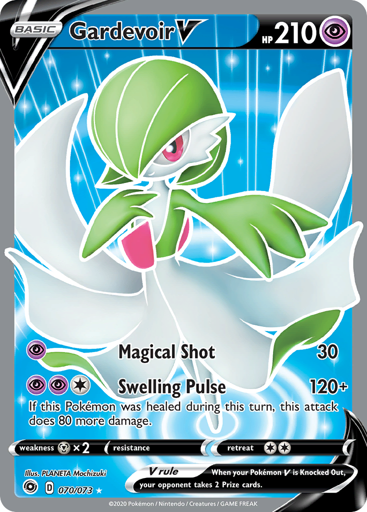 Gardevoir V - Champion's Path - #70 - Pokemon TCG card