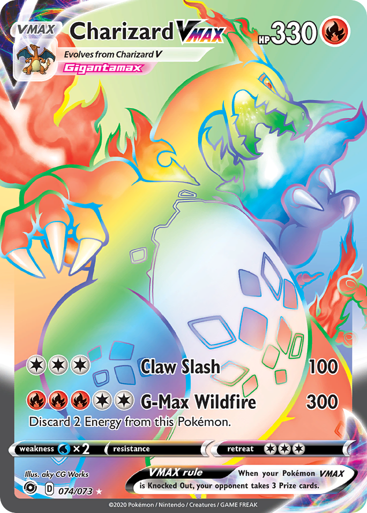 Charizard VMAX - Champion's Path - #74 - Pokemon TCG card
