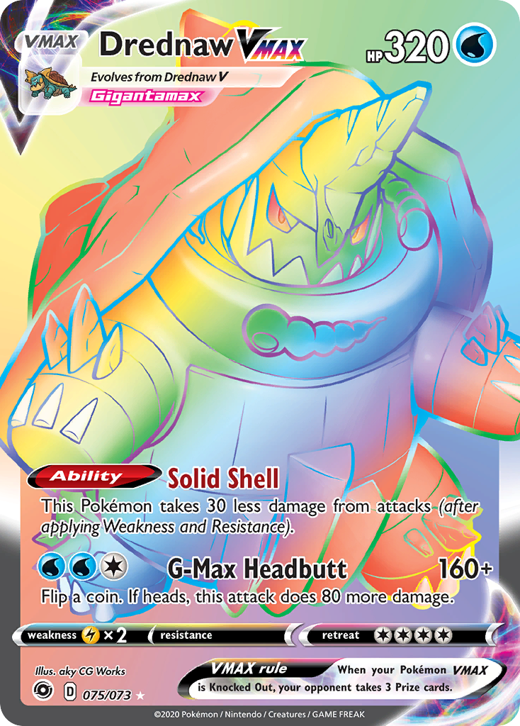 Drednaw VMAX - Champion's Path - #75 - Pokemon TCG card
