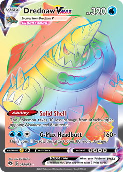 Drednaw VMAX - Champion's Path - #75 - Pokemon TCG card