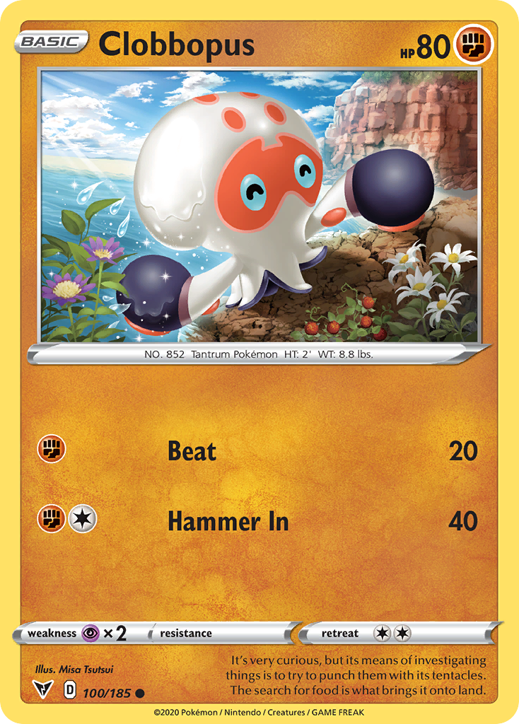 Clobbopus - Vivid Voltage - #100 - Pokemon TCG card