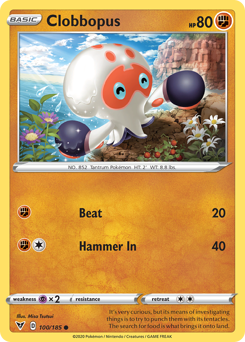 Clobbopus #100 Clobbopus - Vivid Voltage - #100 - Pokemon TCG card