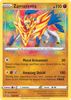 Zamazenta #102 Zamazenta - Vivid Voltage - #102 - Pokemon TCG card