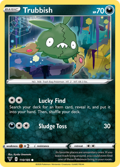 Trubbish - Vivid Voltage - #110 - Pokemon TCG card