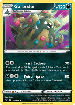 Garbodor #111 Garbodor - Vivid Voltage - #111 - Pokemon TCG card