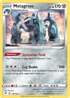 Metagross #118 Metagross - Vivid Voltage - #118 - Pokemon TCG card