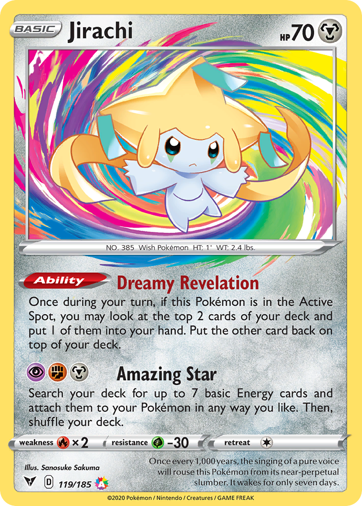 Jirachi - Vivid Voltage - #119 - Pokemon TCG card