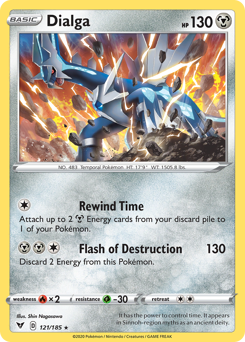 Dialga - Vivid Voltage - #121 - Pokemon TCG card