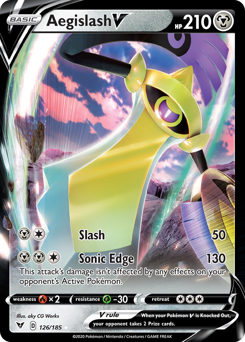Aegislash V - Vivid Voltage - #126 - Pokemon TCG card