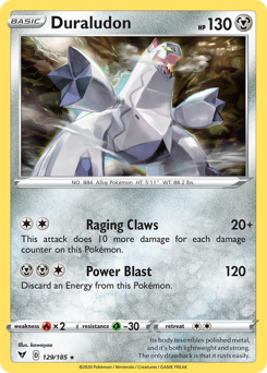 Duraludon #129 Duraludon - Vivid Voltage - #129 - Pokemon TCG card