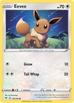 Eevee - Vivid Voltage - #130 - Pokemon TCG card