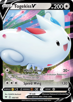 Togekiss V - Vivid Voltage - #140 - Pokemon TCG card