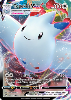 Togekiss VMAX - Vivid Voltage - #141 - Pokemon TCG card