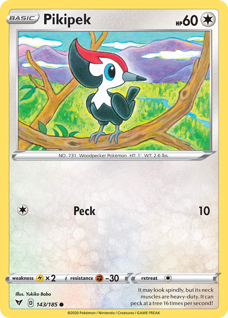 Pikipek - Vivid Voltage - #143 - Pokemon TCG card
