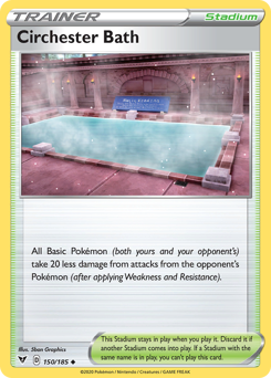Circhester Bath - Vivid Voltage - #150 - Pokemon TCG card