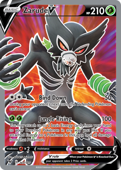Zarude V #167 Zarude V - Vivid Voltage - #167 - Pokemon TCG card
