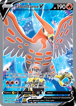 Talonflame V #168 Talonflame V - Vivid Voltage - #168 - Pokemon TCG card
