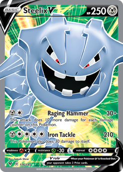 Steelix V - Vivid Voltage - #176 - Pokemon TCG card