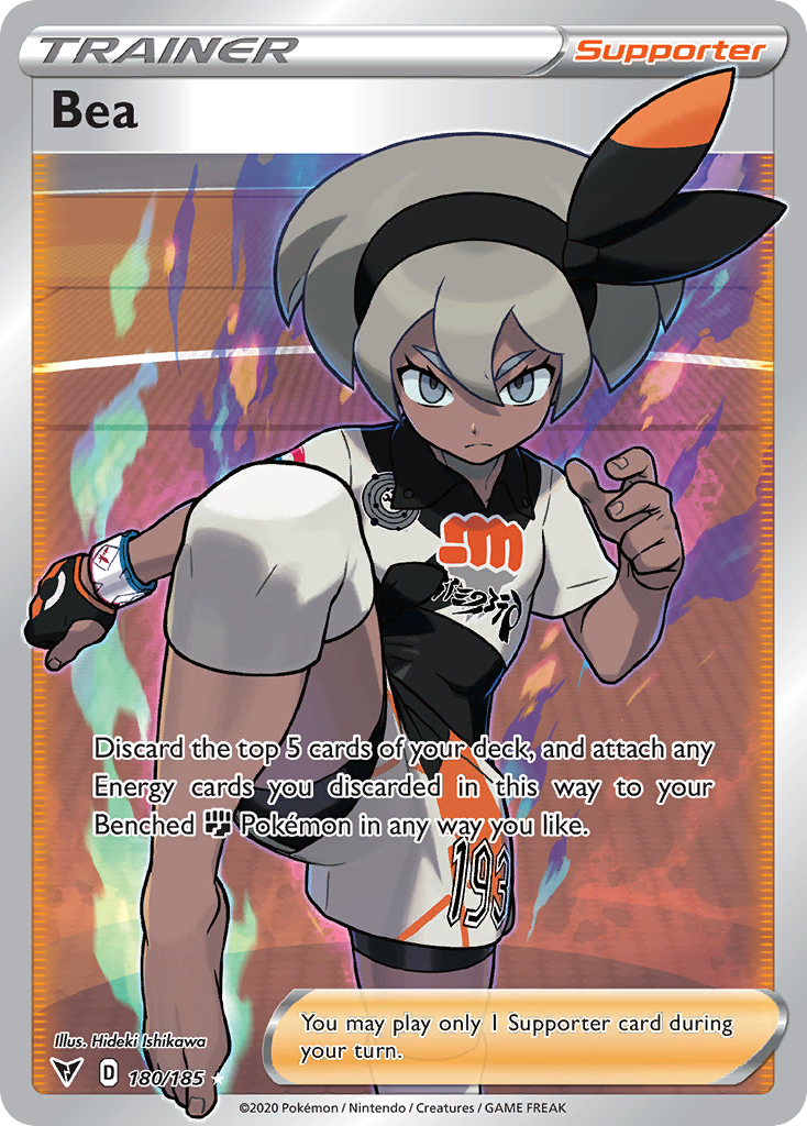 Bea - Vivid Voltage - #180 - Pokemon TCG card