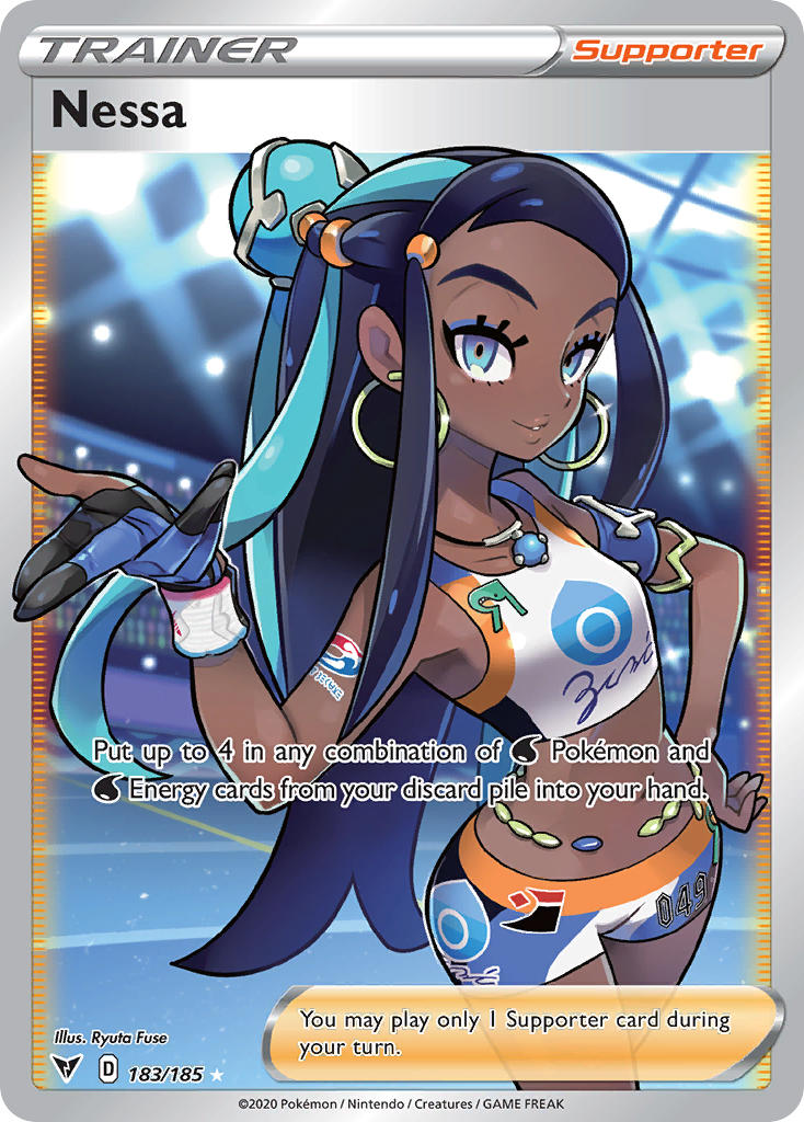 Nessa - Vivid Voltage - #183 - Pokemon TCG card