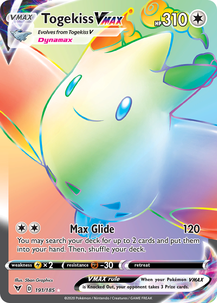 Togekiss VMAX - Vivid Voltage - #191 - Pokemon TCG card