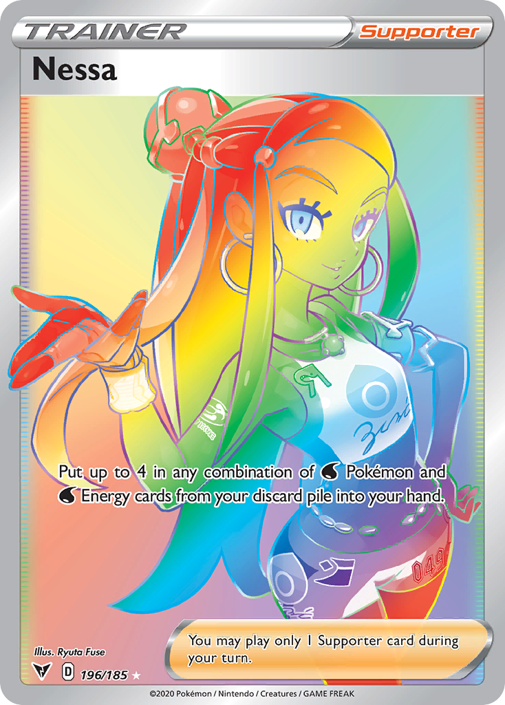 Nessa - Vivid Voltage - #196 - Pokemon TCG card