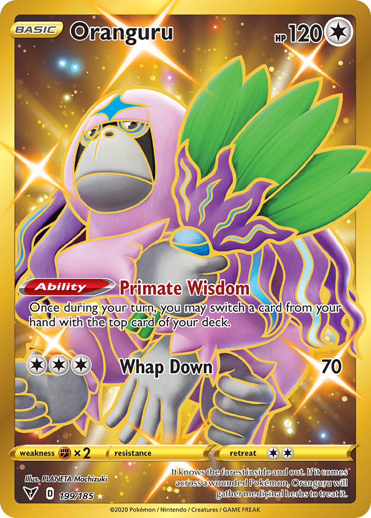 Oranguru - Vivid Voltage - #199 - Pokemon TCG card