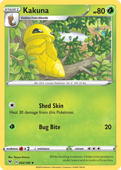 Kakuna #2 Kakuna - Vivid Voltage - #2 - Pokemon TCG card