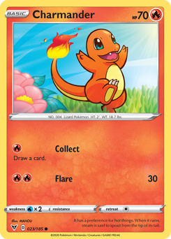 Charmander #23 Charmander - Vivid Voltage - #23 - Pokemon TCG card