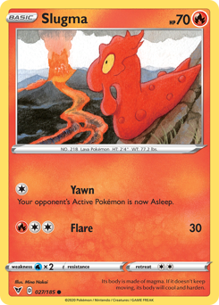 Slugma - Vivid Voltage - #27 - Pokemon TCG card