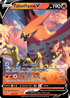 Talonflame V #29 Talonflame V - Vivid Voltage - #29 - Pokemon TCG card