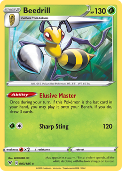 Beedrill - Vivid Voltage - #3 - Pokemon TCG card