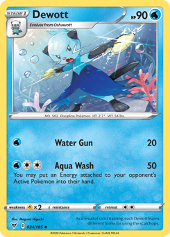 Dewott - Vivid Voltage - #34 - Pokemon TCG card