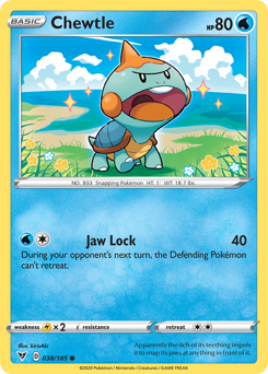 Chewtle - Vivid Voltage - #38 - Pokemon TCG card