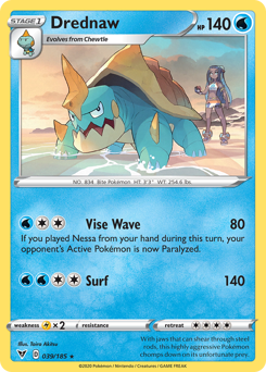 Drednaw - Vivid Voltage - #39 - Pokemon TCG card