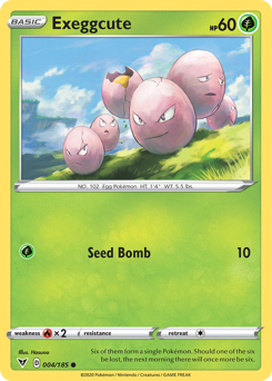 Exeggcute - Vivid Voltage - #4 - Pokemon TCG card